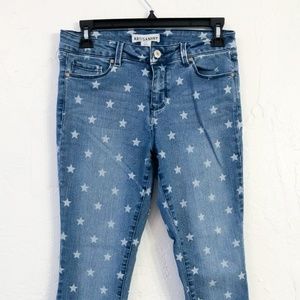 Artisan NY Stars Print Mid Rise Jeans